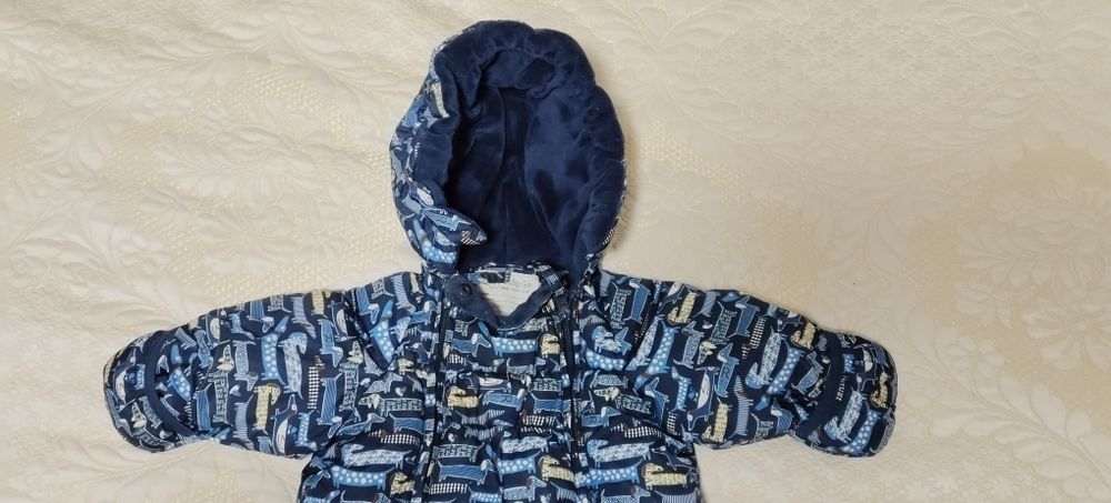 Комбинезон зимний детский 1-3 мес