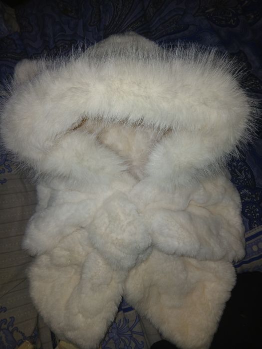 Тёплая зимняя шапка с ушками