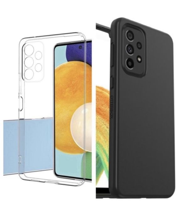 Samsung A33/A53/A54/A35/A55/A56 Husa Silicon Slim Neagra/Clara Protect