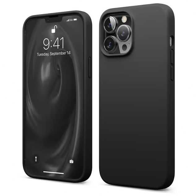 Huse iPhone Elago - Premium, silicon și material pe interior