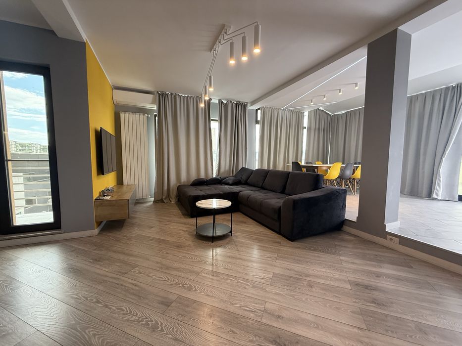 PENTHOUSE 180 m2 de inchiriat 3 Camere  - Centrala -  Complet mobilat -