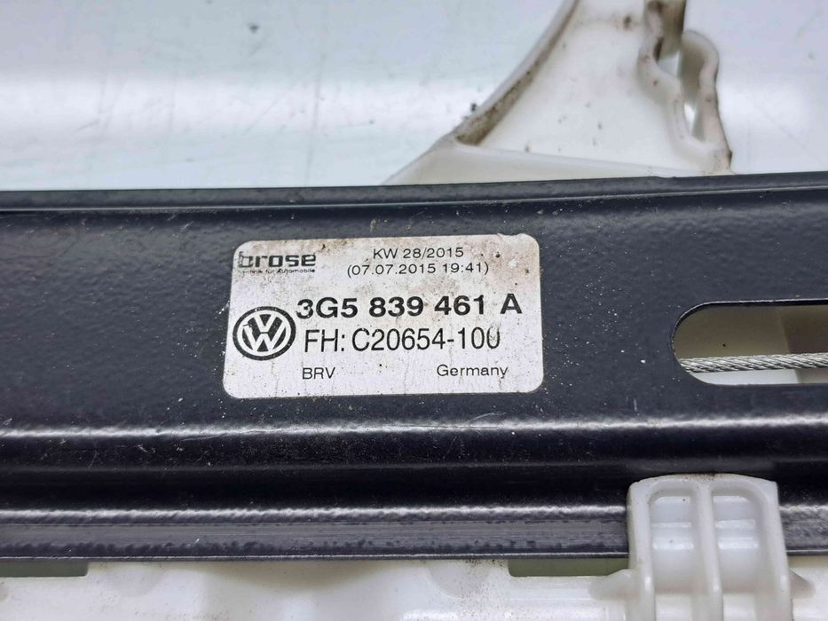 Macara electrica geam stanga spate Volkswagen Passat B8 (3G2) [Fabr 20
