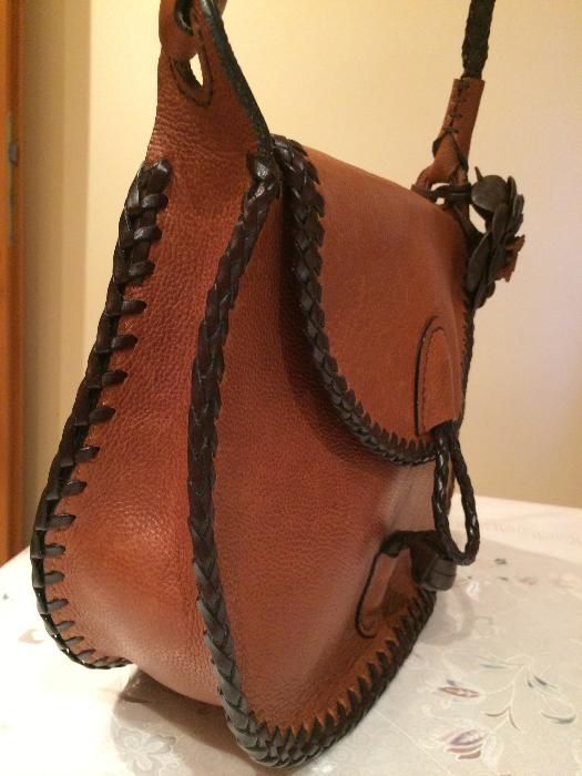 Испанская кожаная сумка, новая