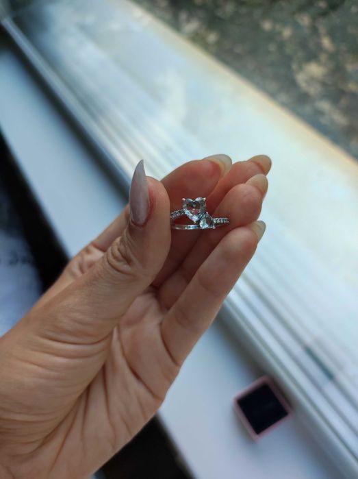 Пръстен две сърца на Пандора