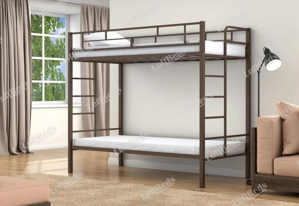 Металлическая Двухъярусная кровать ВАЛЕНСИЯ  А, в наличии есть