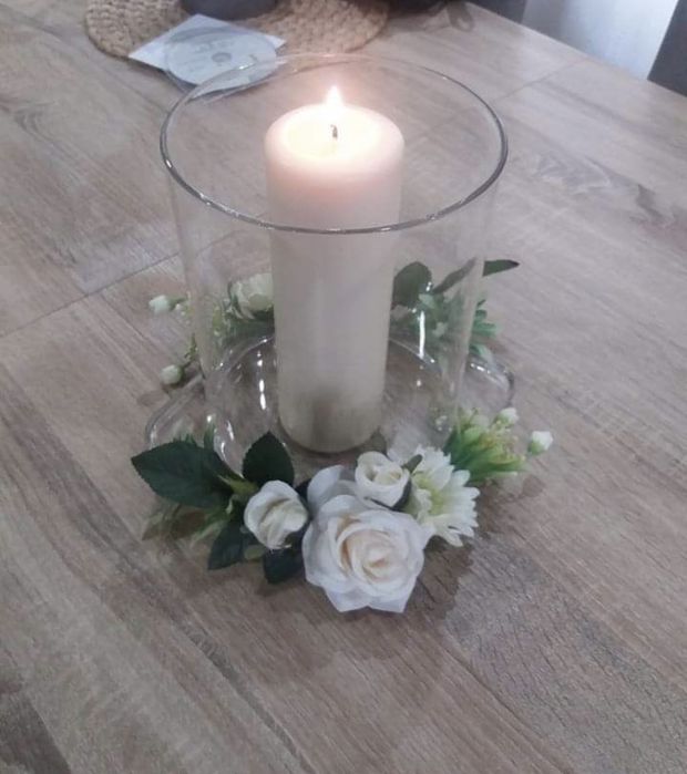 Стъклени свещници