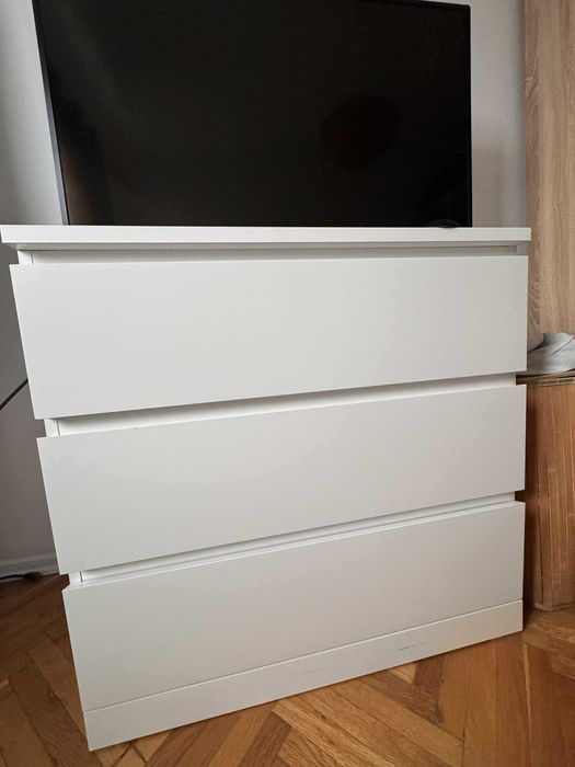 MALM Скрин с 3 чекмеджета