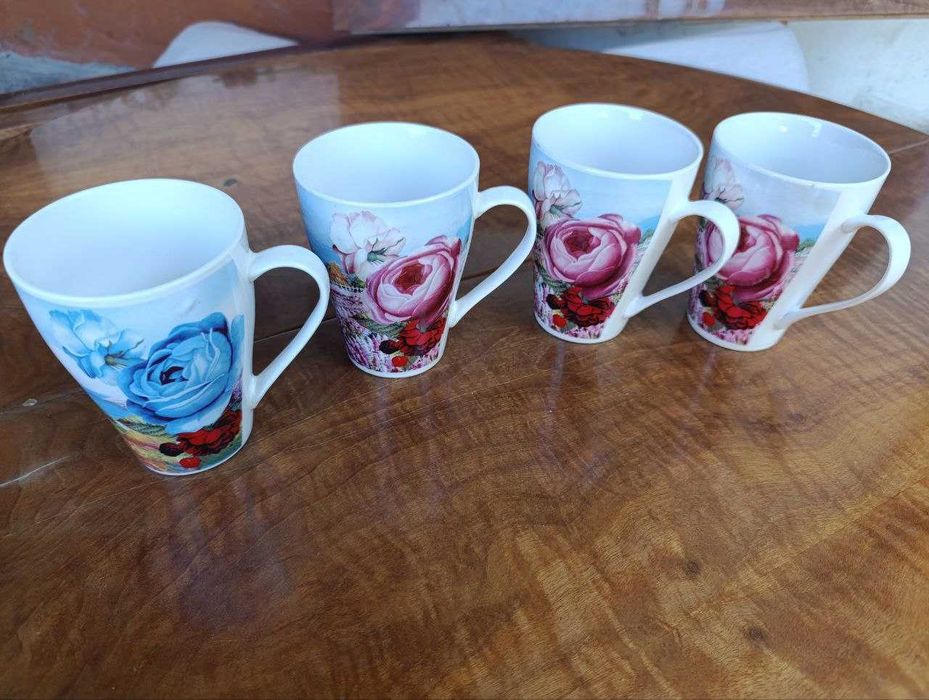 Набор кружек 4 шт новые