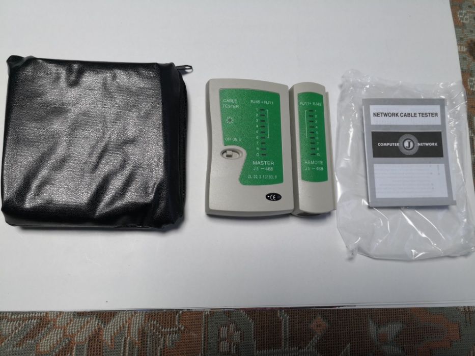 Tester cablu UTP, telefon RJ45 + RJ11