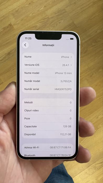 Vand Iphone 13 mini roz, 128Gb