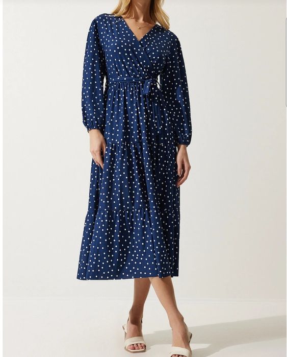 Rochie midi cu buline