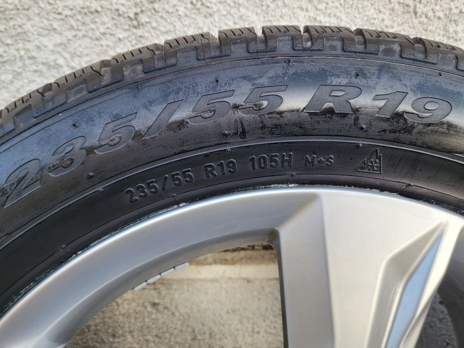 Jante aliaj Audi R19, Q5, anvelope iarna Pirelli 235 55 19