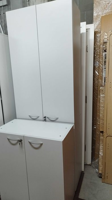 Гардероб Двукрил - офис Шкаф с 4-врати 80/40/223 - 3бр