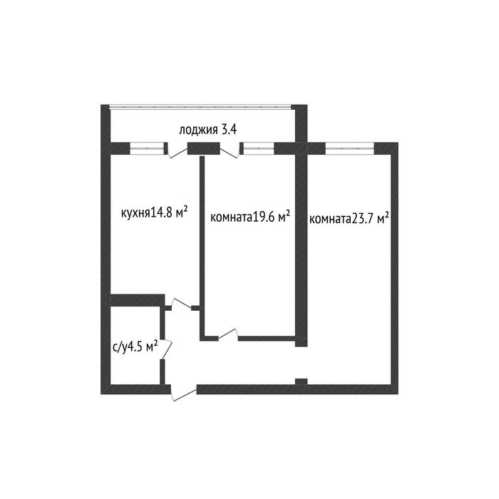 Продажа 2-комнатной квартиры