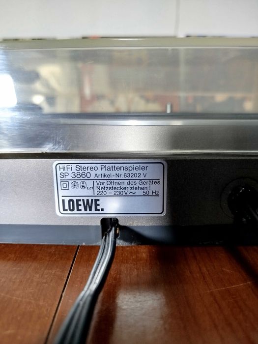 Pick-up Loewe model: SP 3860. Made in Germany! Functional 100%