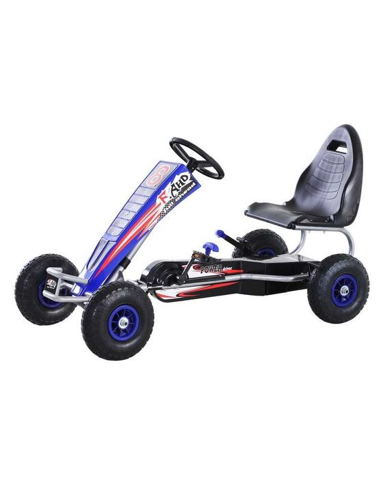 GO Kart cu pedale pt copii 6-15 ani, Kinderauto F8-3, roti Gonflabile