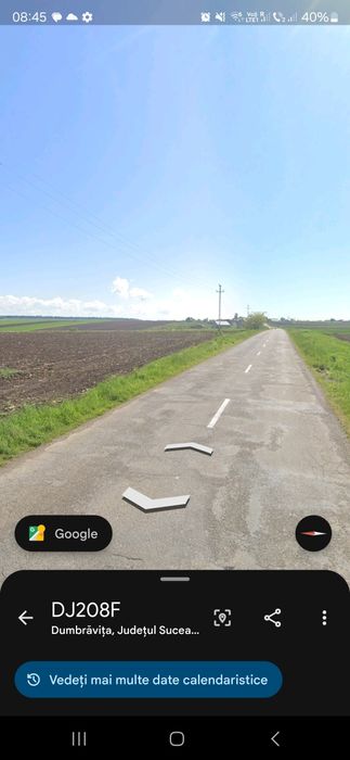 Teren intravilan 15.000 mp – 245 m la DJ208F, 150 m de DN2