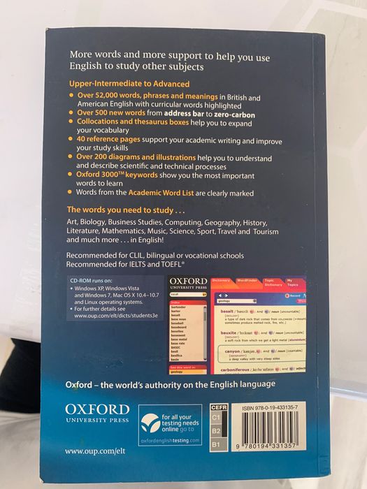 Oxford новая книга-словарь +диск