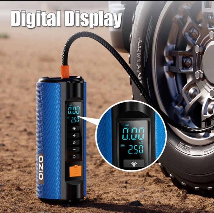 Насос Buvaye tc03 стартер ,насос , фонарь, повербанк все что нужно