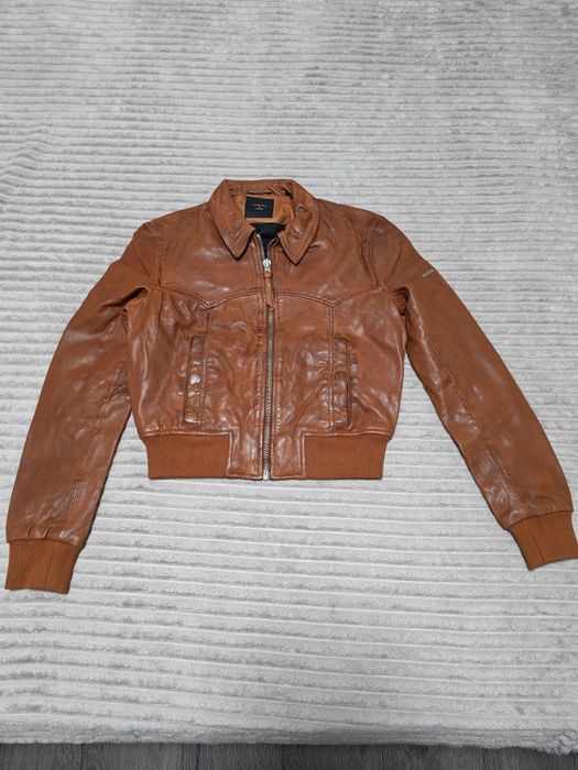 Superdry geaca piele Biker S-M