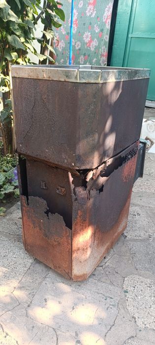 Печь банная газо-дровянная Русь