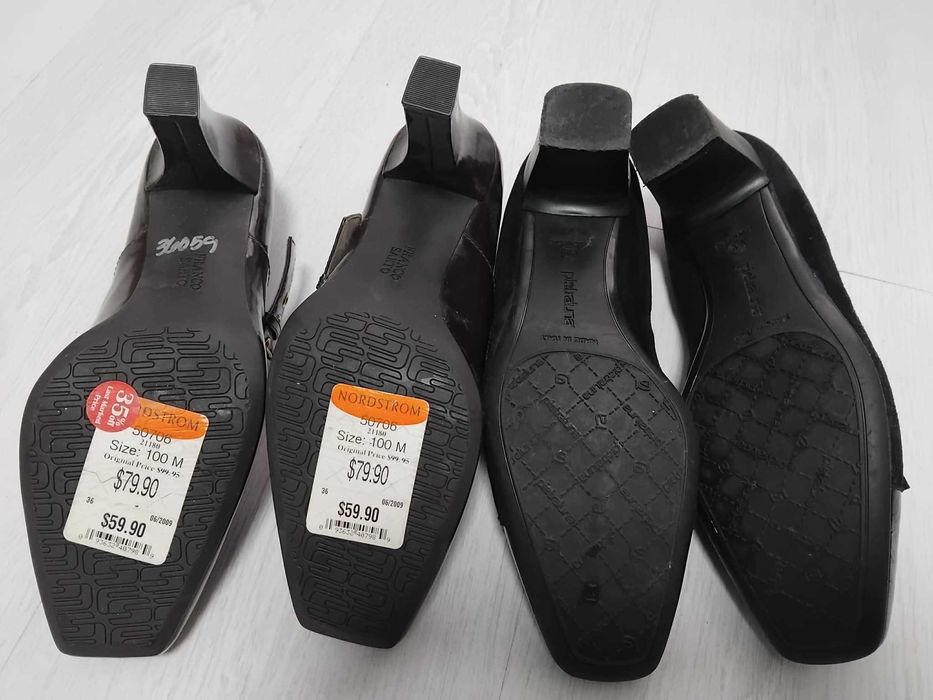 Нови обувки, естествена кожа, стелка 25,5 - от 13 евро до 20 евро