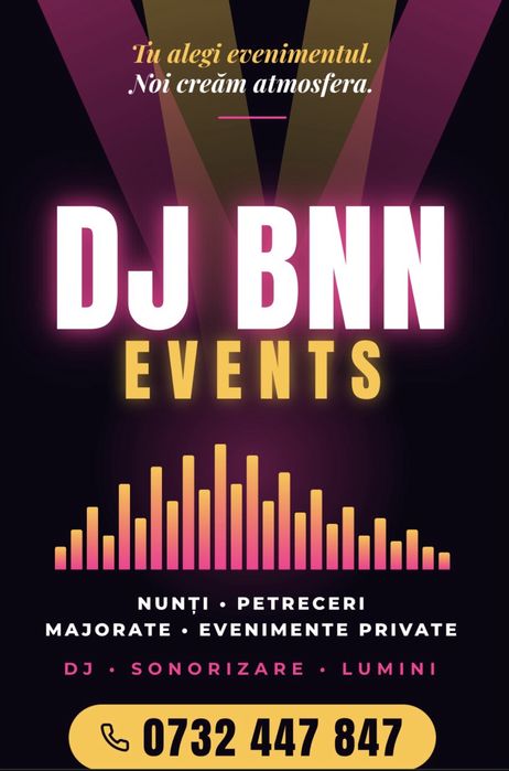 Dj pentru evenimente (preturi prietenoase)