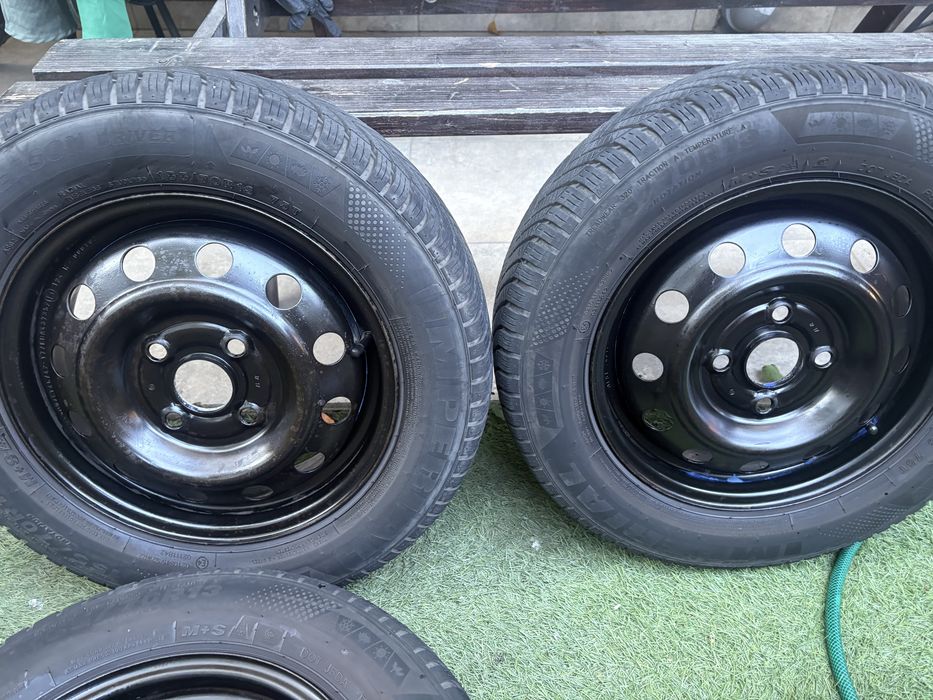 Jante 4x100 cu cauciucuri allseason