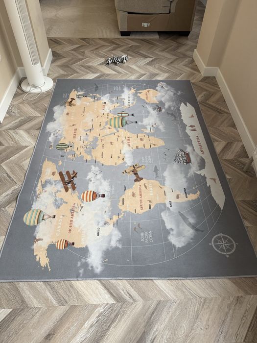 Продам ковер карта мира