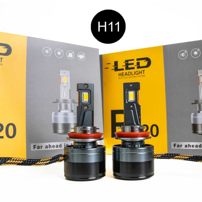 120W Комплект LED Крушки H1 H4 H7 H8 H9 H11 HB3 HB4