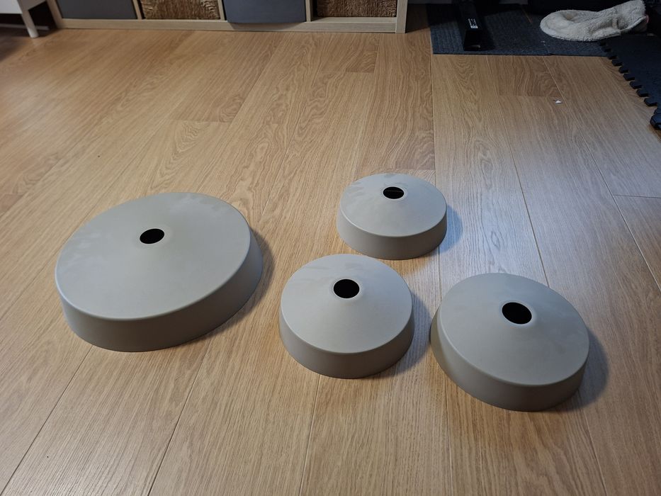 4 abajururi lustra metalice