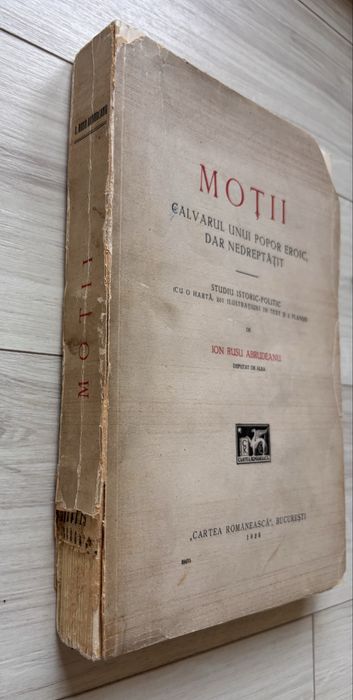 Vand Carte rară - Studiu istoric din 1928