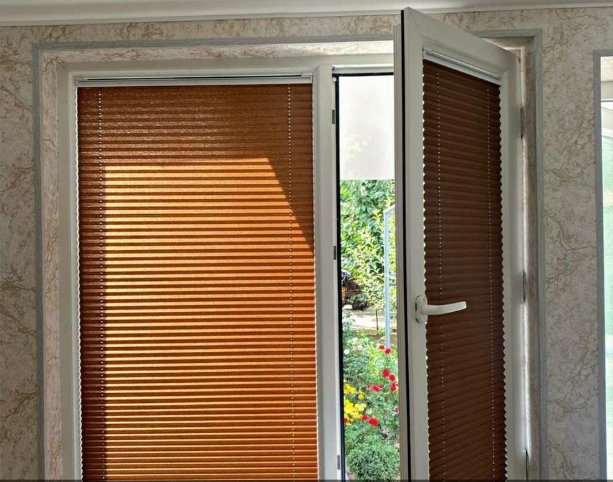 Жалюзи Плисе,горизонталные,комбо день и ноч