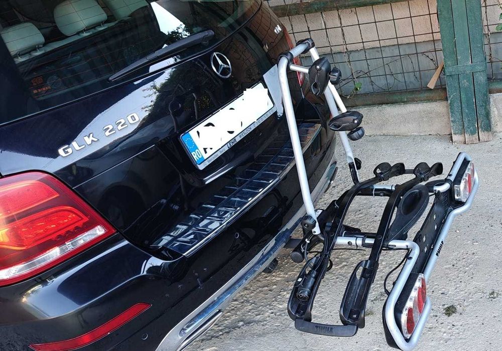Suport doua biciclete Thule, rabatabil, pe carlig