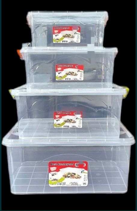 Konteyner plastik Контейнер для пластиковых прозрачный доставка беспла