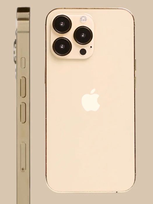 Айфон 13 про  зототистого цвета