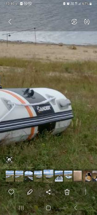 Продава се надуваема лодка