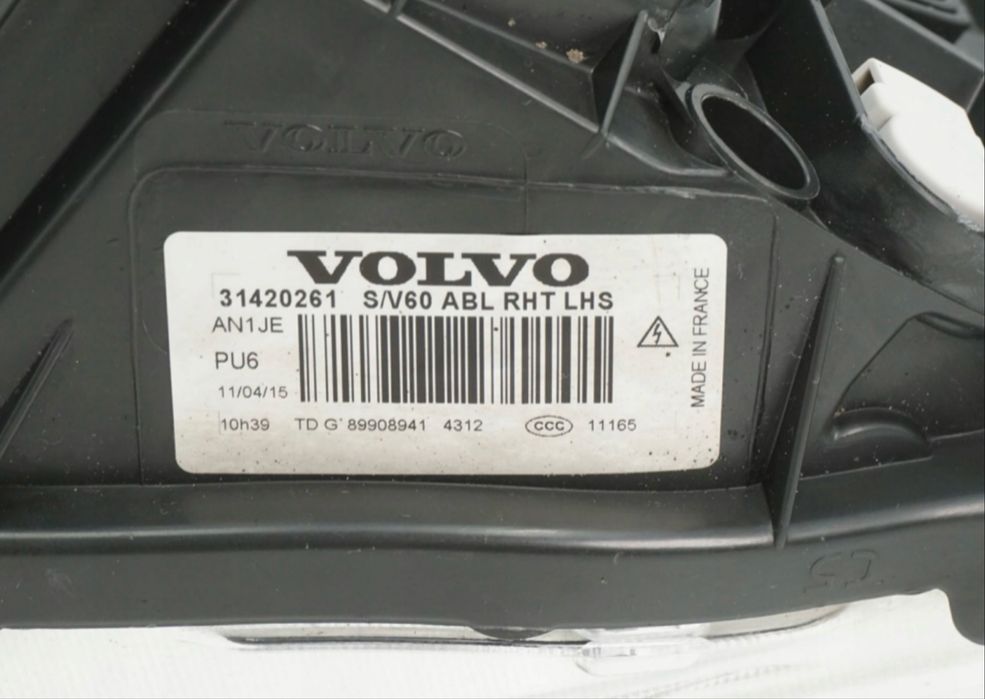 Ляв фар Волво С60 В60 VOLVO V60 S60 LIFT BI XENON 31420261
