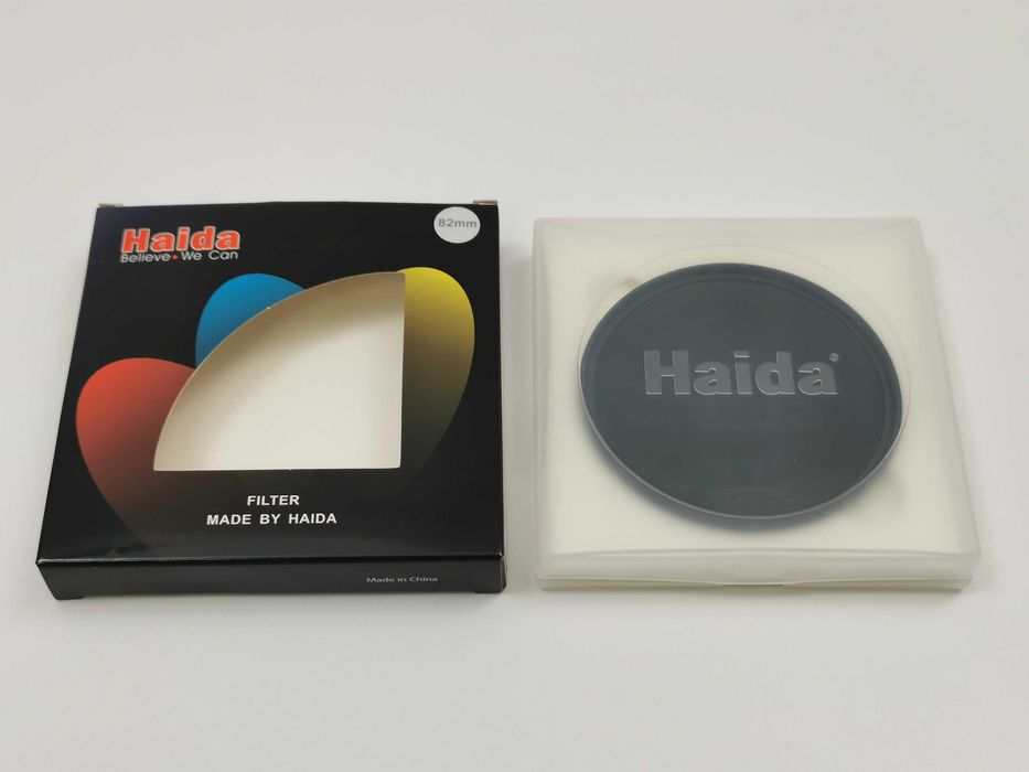 Комплект от 3 броя ND филтри Haida 82mm (ND0.9 8x / ND1.8 64x / ND3.0 1000x)