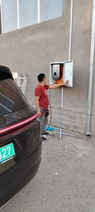 Установка зарядное устройство для Электромобилей. 7квт