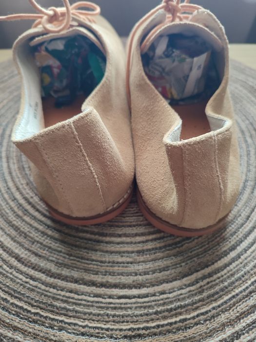 Мъжки обувки естествен велур