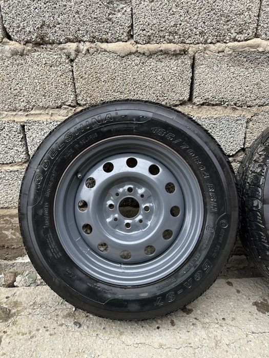 4 Баллоны с дисками крашеные