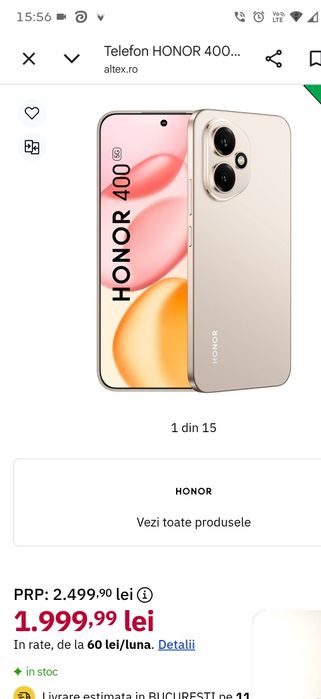 Telefon de vânzare Honor 400 lite