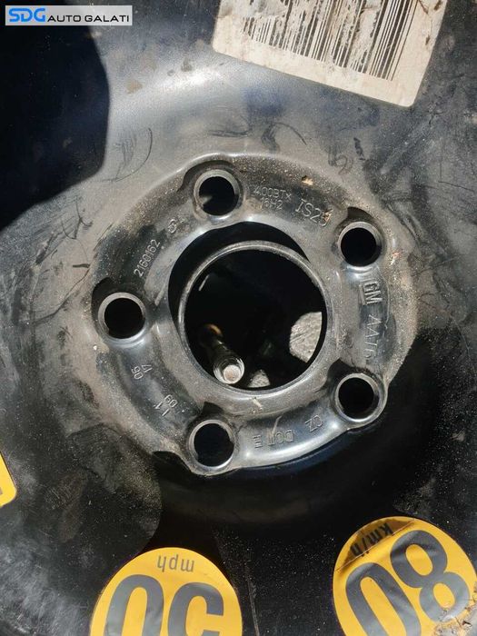 Roata Janta Tabla Rezerva Slim 5x105 115 70 16 R16 Opel Mokka 2012 - 2017 [Q3967]