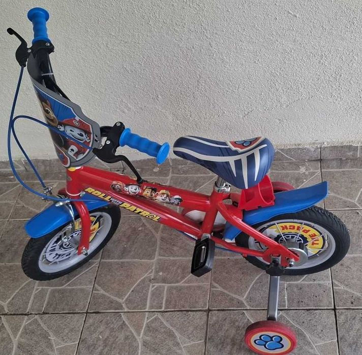 Bicicleta Paw Patrol pentru copii
