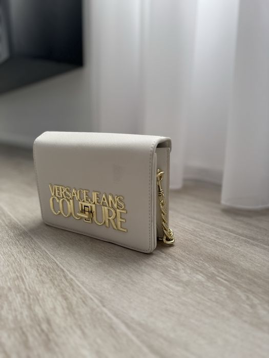 Geanta crem  piele naturala