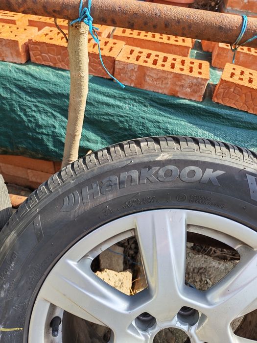 Jante Audi mărime  5*112 cu cauciucuri  225/55/16   Hankook  4-Seasons