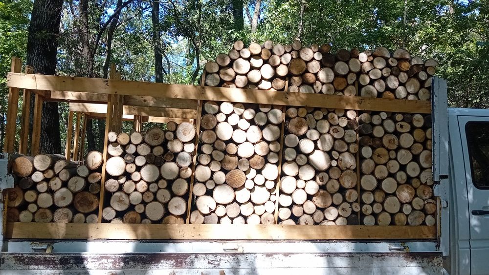 Lemne de foc paletizate la oferta 250 lei