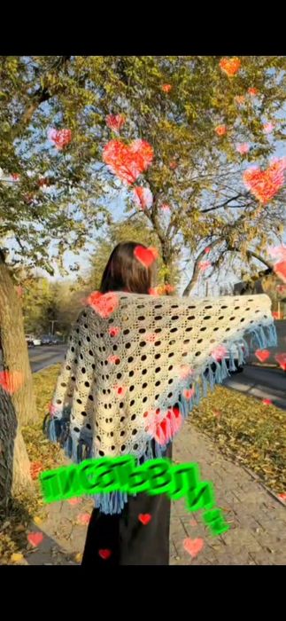 Шали , платки и т.д. ручная работа