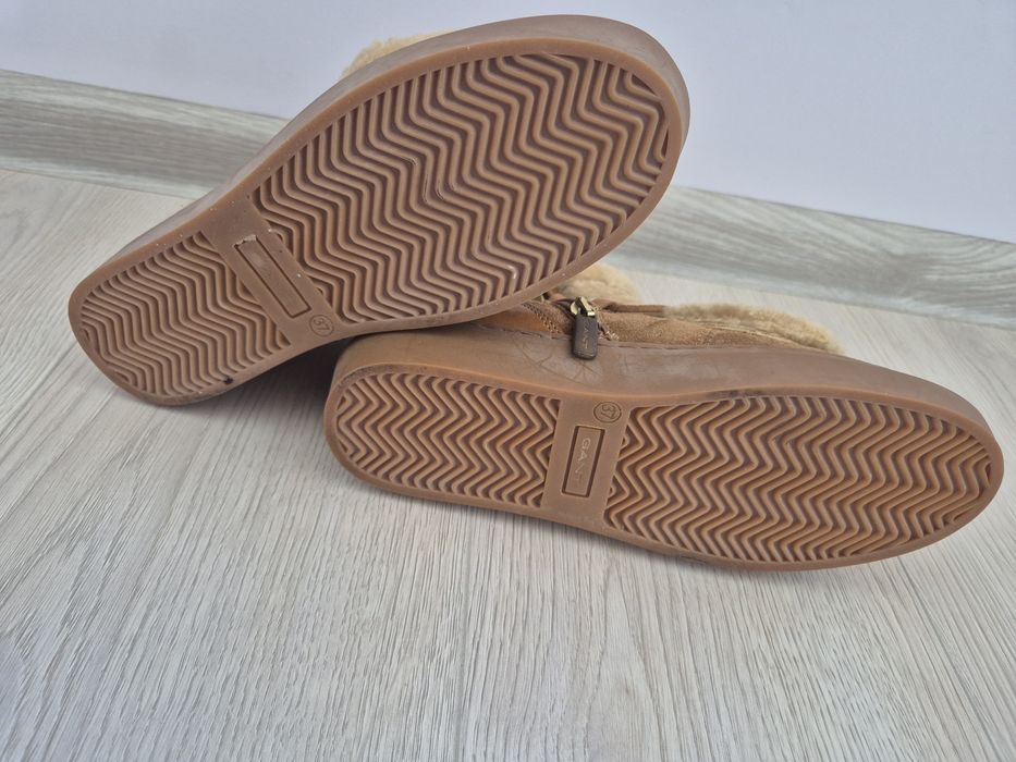 Нови боти GANT, №37, естествен велур, произведени в Португалия